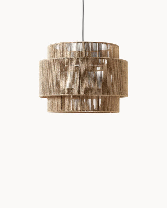 Elara Hanglamp – Jute met Natuurlijk Uiterlijk, Ø30 cm, H45 cm