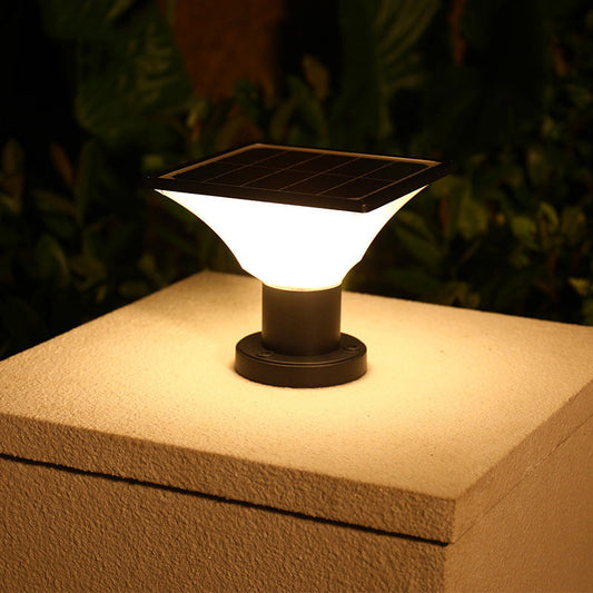 Solara Pillar Light – Solar Tuinlamp met Stijlvolle Zuilvorm